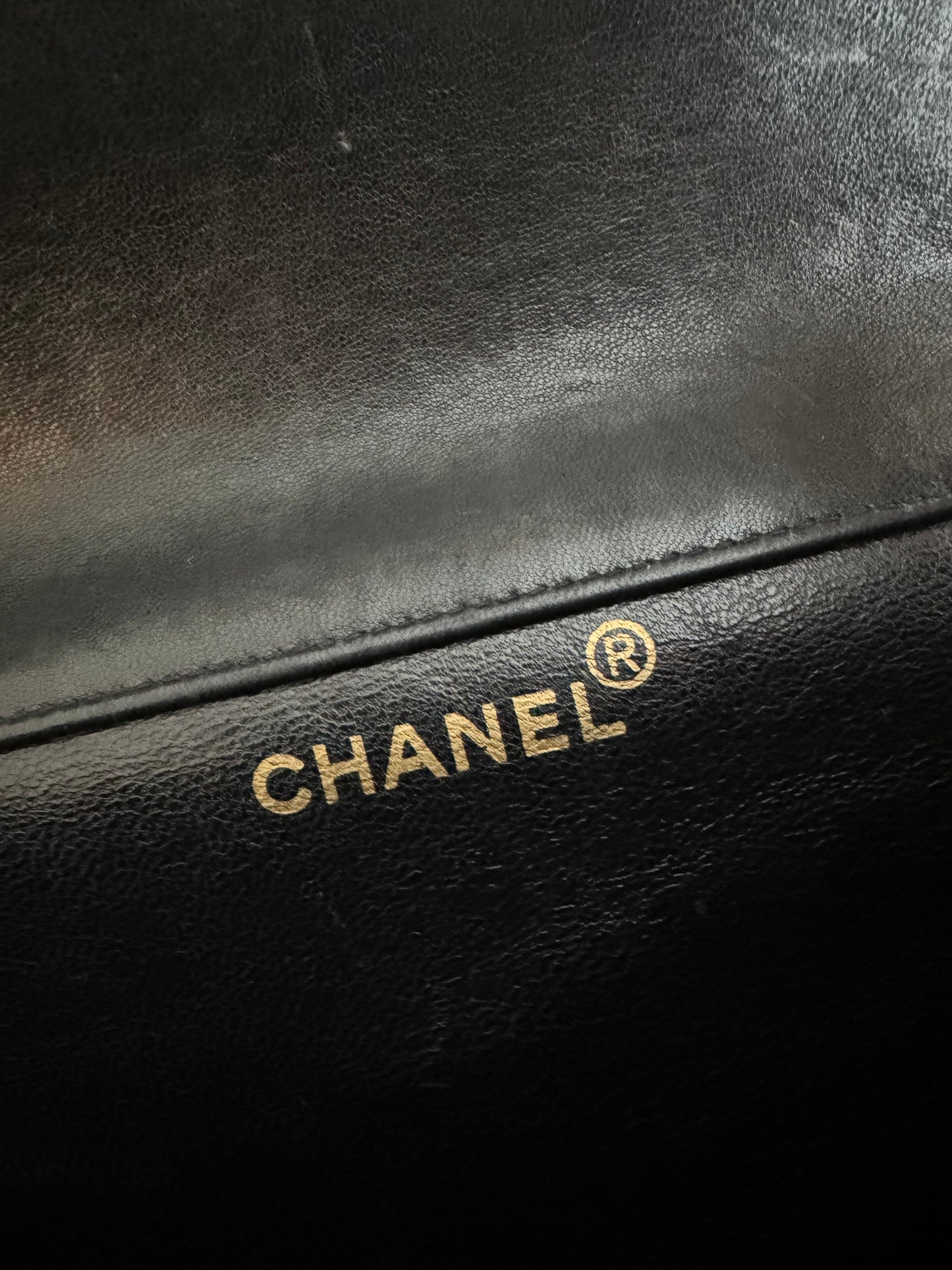 Chanel Meduim Double-Sided Black Patent Flap Bag GHW