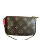 Louis Vuitton mini pocchette xmas animation London Monogram Red Pouch