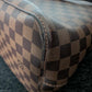 Louis Vuitton Neo Noe Damier Ebene Red Bag