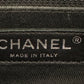 Chanel Medium Dark Blue Metalic Caviar Easy Flap Shoulder Bag