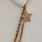 110580489 DIOR Petit CD Double Necklace
Gold-Finish Metal and Silver-Tone Crystals
