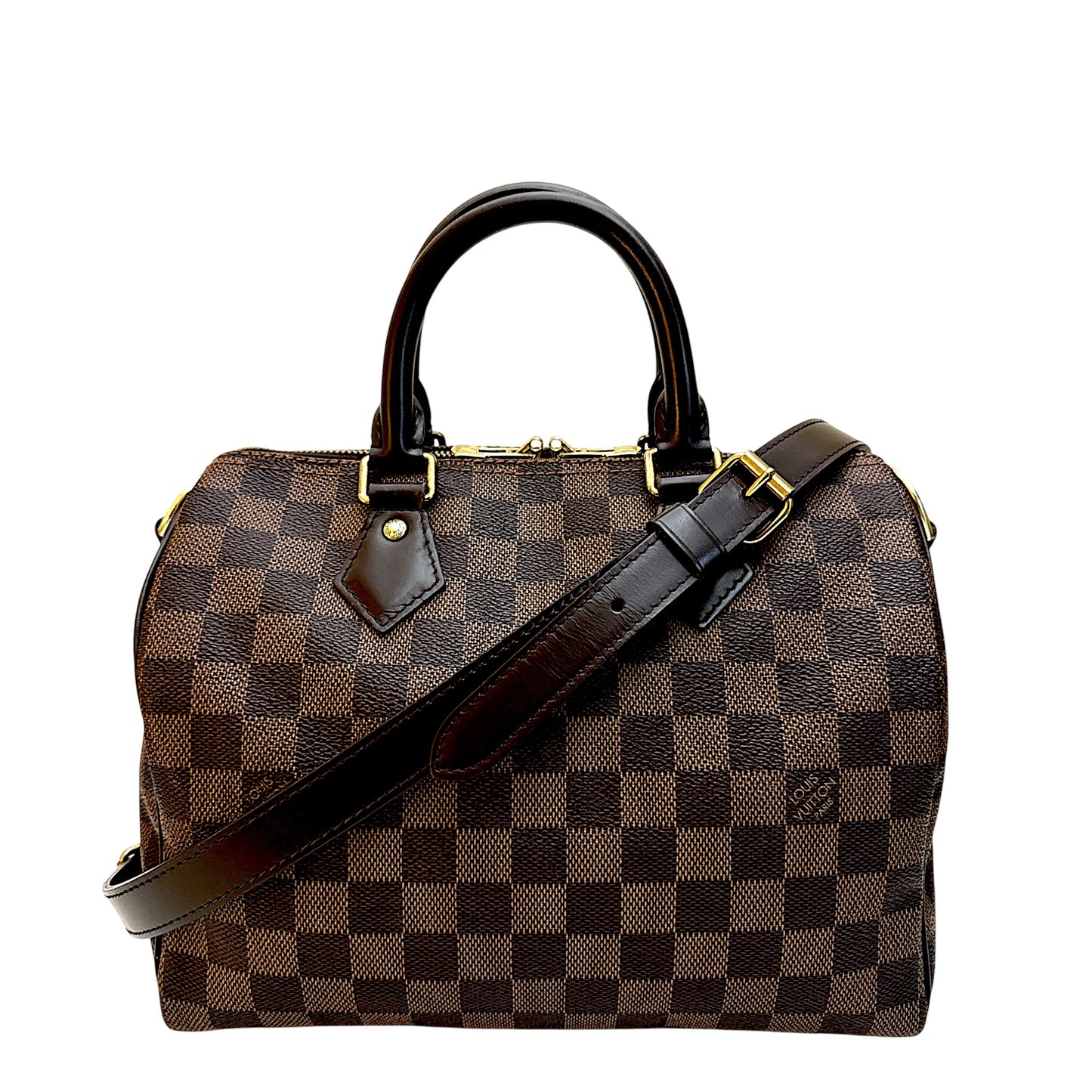 Louis Vuitton Speedy 25 Bandoulier Damier Ebene Bag