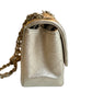 Chanel Mini Square Lambskin Gold Bag