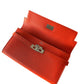 Hermes Kelly Classic Long Wallet Orange Chèvre Mysore Leather Palladium Hardware