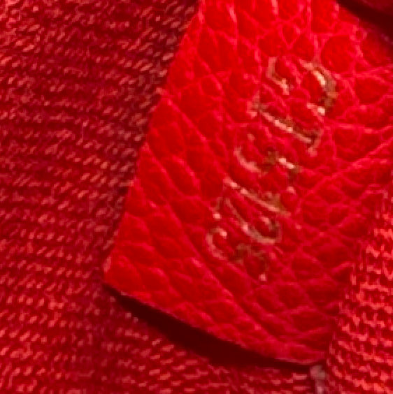 Louis Vuitton Pallas Clutch Monogram Red