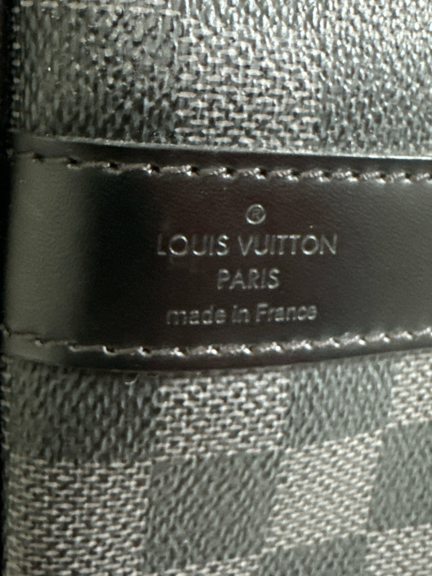 Louis Vuitton Keepall 45 Bandouliere Damier Graphite Canvas Travel Bag