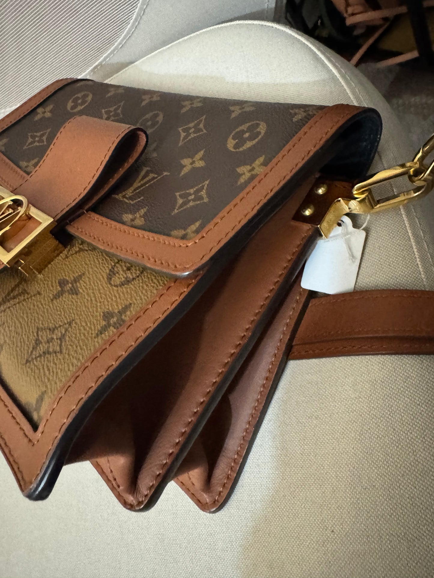 220570-143231 Louis Vuitton Dauphine MM Bag (FL4210) Made in France