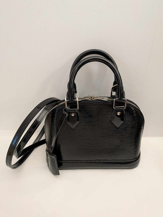 2205710-1432116 Louis Vuitton Alma BB Epi Black Silver Hardware (MI0123)