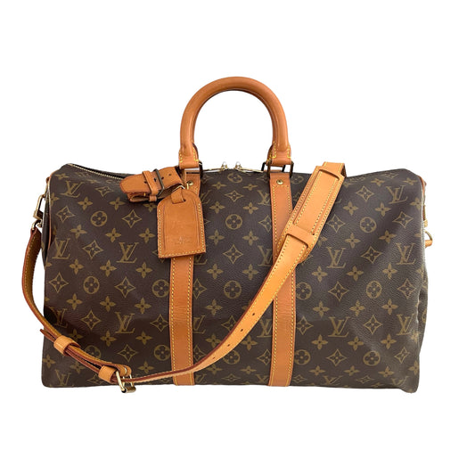Louis Vuitton Keepall Bandoulière 45 Monogram Travel Bag