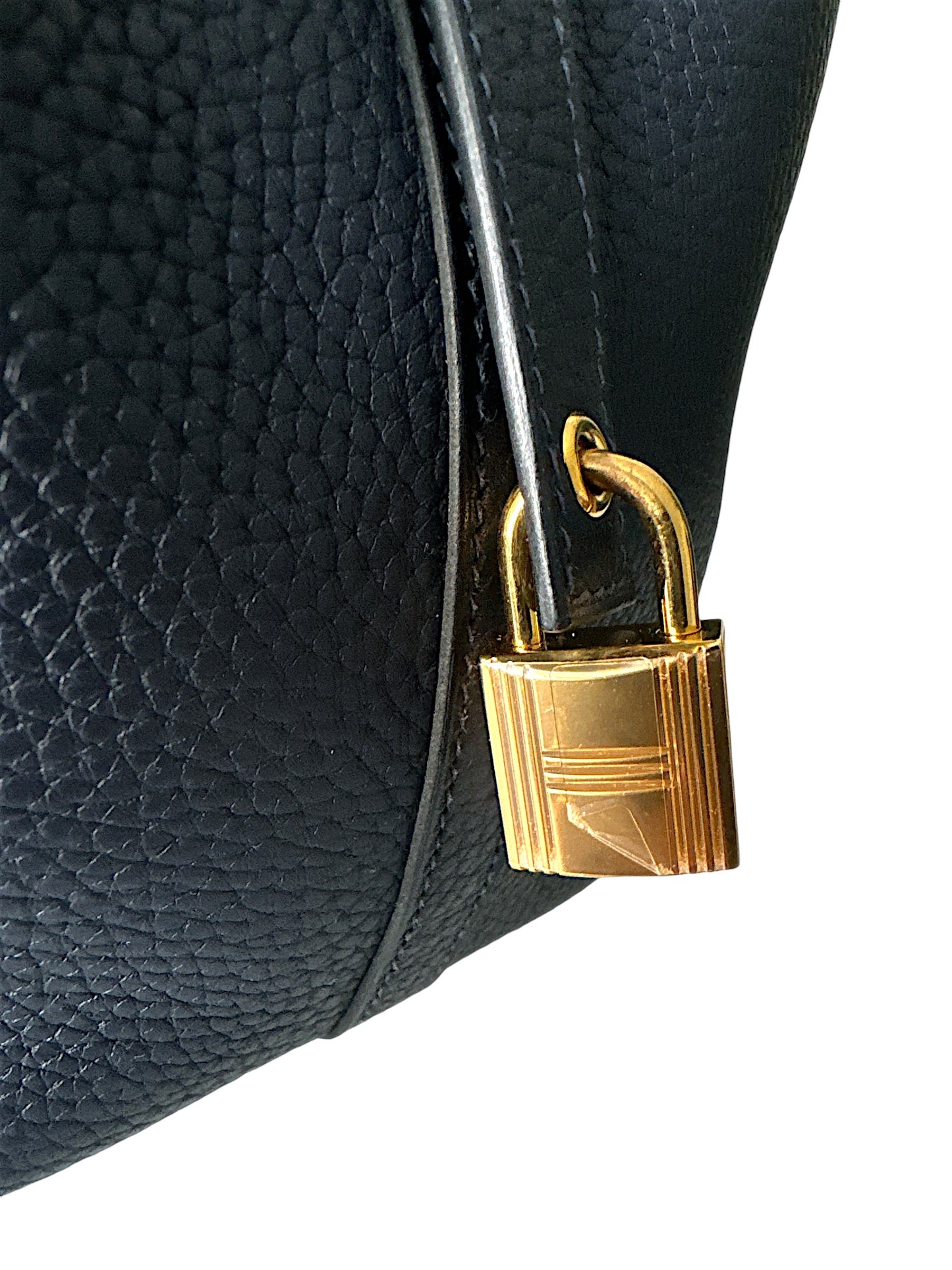 Hermes Picotin 18 Indigo Blue Gold Hardware Bag