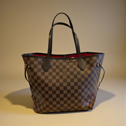 Louis Vuitton Neverfull MM Damier Ebene Ceris Bag GI4159