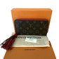 Louis Vuitton Zippy Wallet Pompon Monogram Red