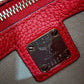 MCM Small Crossbody Visetos Cognac Red Gold Hardware & LV Mono gram Wallet