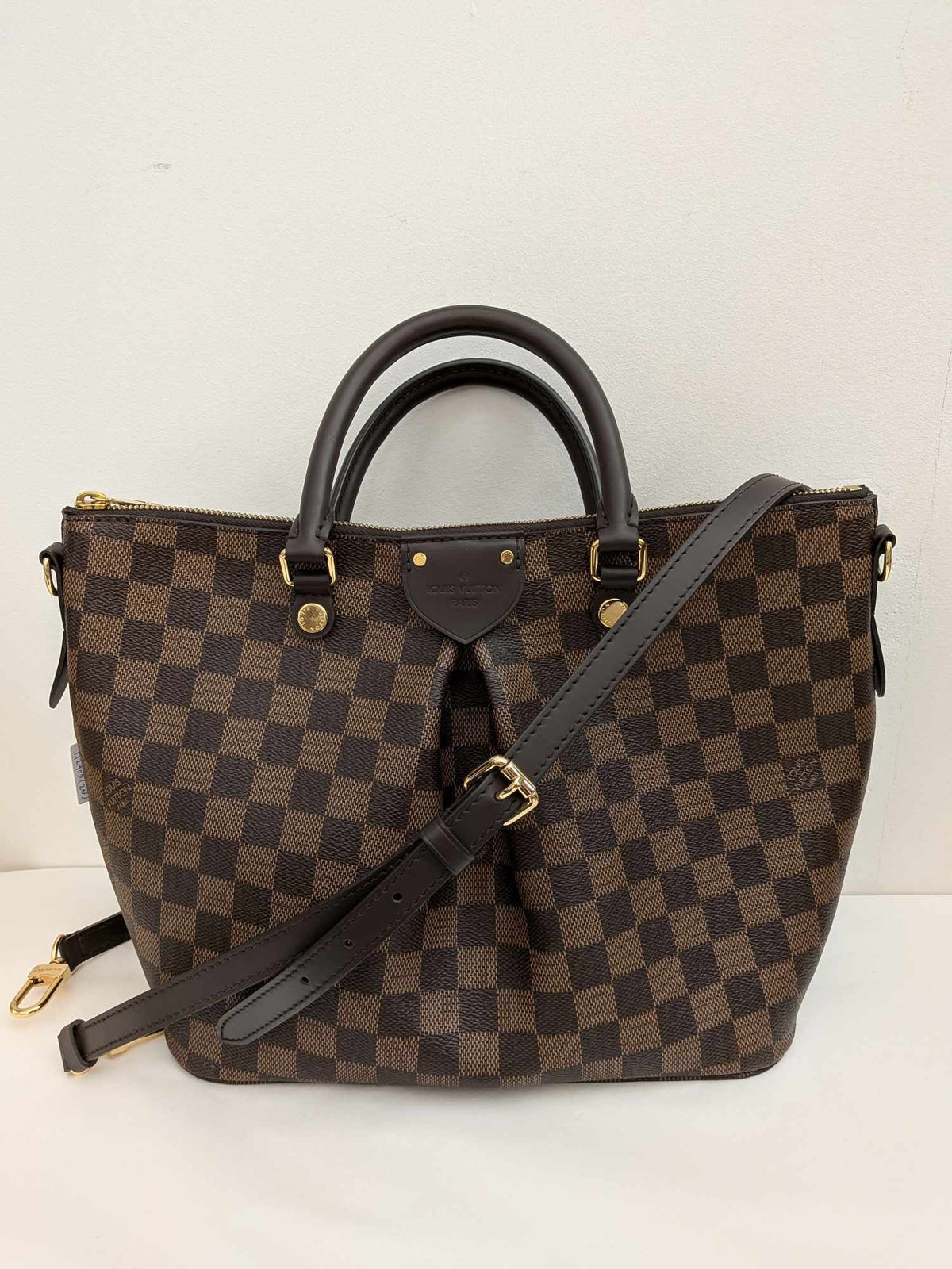 2205710-1432246 Louis Vuitton Siena MM Damier Ebene Bag (TJ3189) Made in France