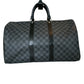 Louis Vuitton Keepall 45 Bandouliere Damier Graphite Canvas Travel Bag