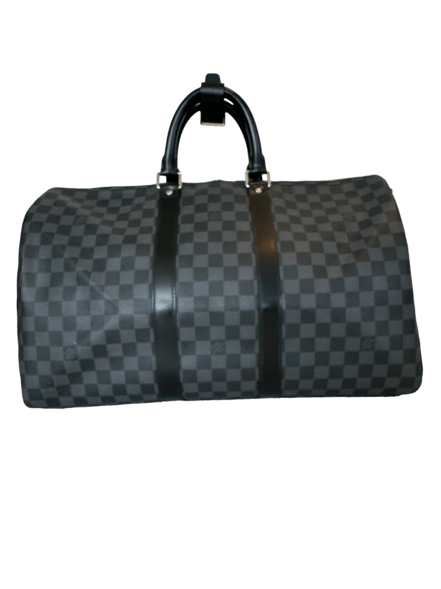 Louis Vuitton Keepall 45 Bandouliere Damier Graphite Canvas Travel Bag