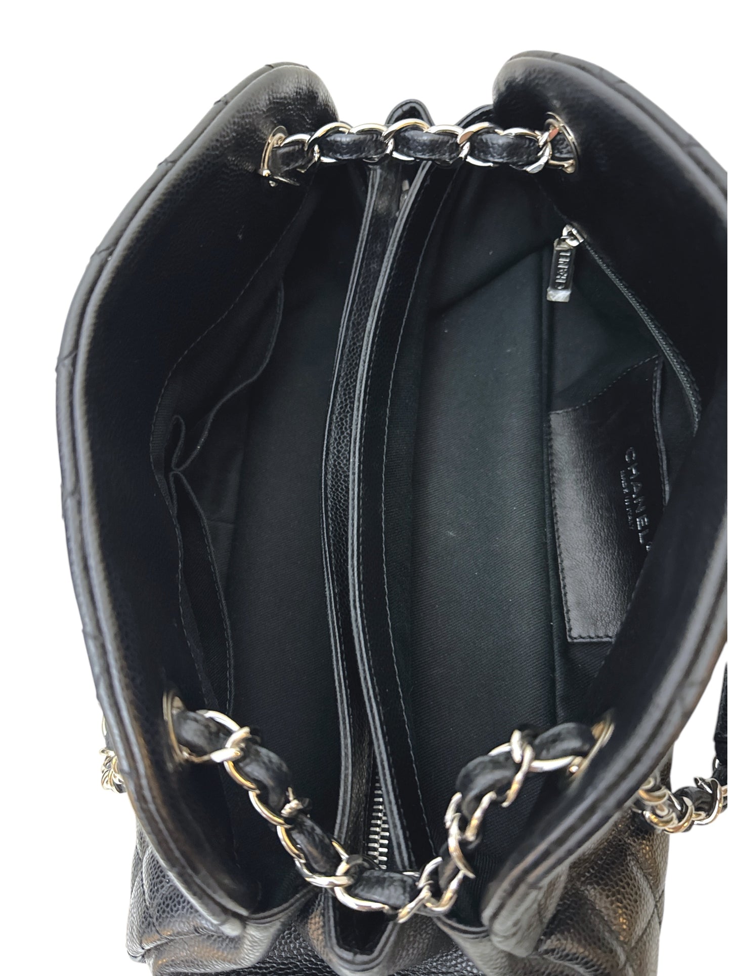 Chanel Black Quilted Caviar Leather
Just Mademoiselle Bowler Bag