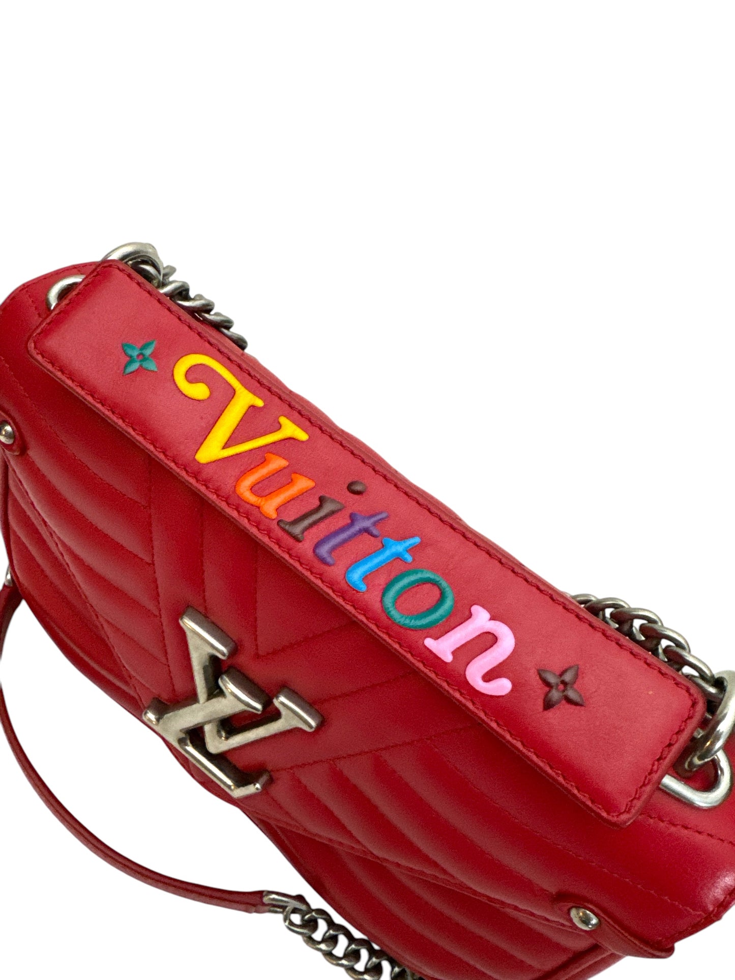 Louis Vuitton New Wave Chain Bag MM Red Bag