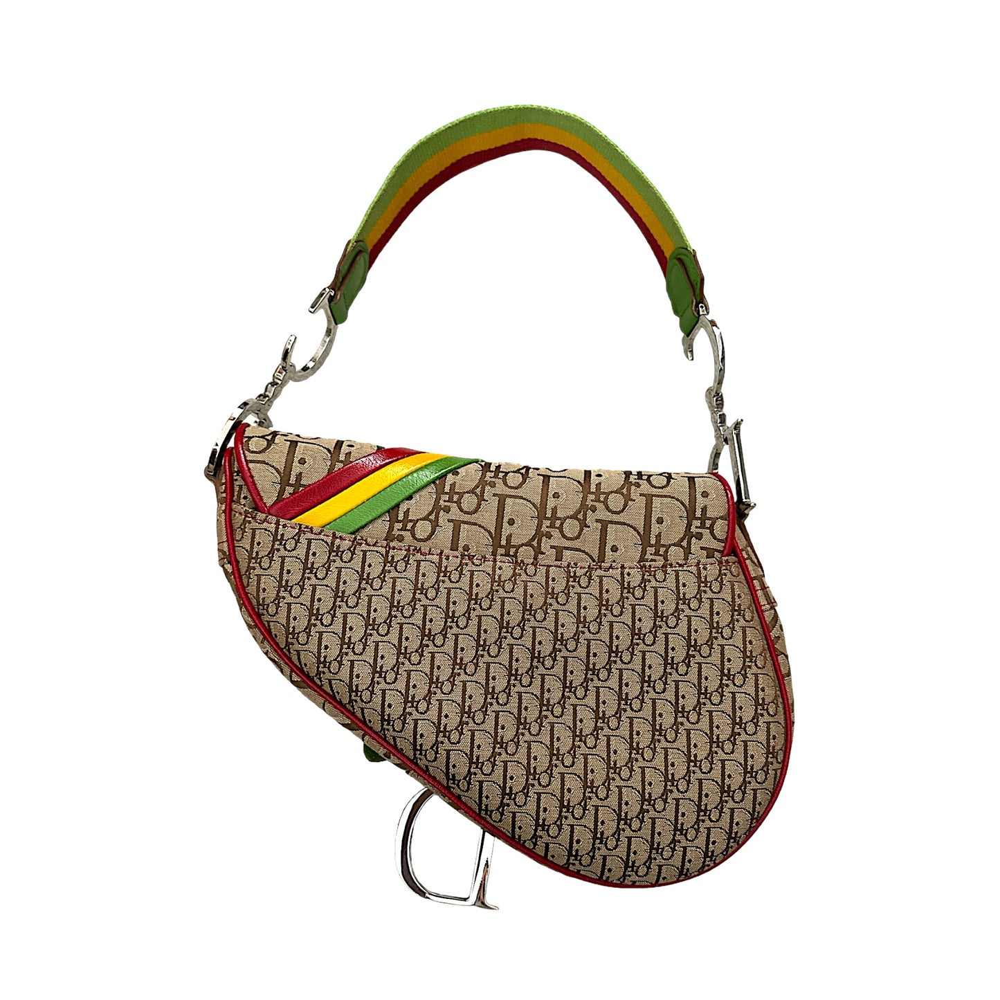 Christian Dior Monogram 'Rasta' Saddle Bag