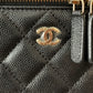 Chanel Vanity with Chain Black Caviar/Gold Hardware