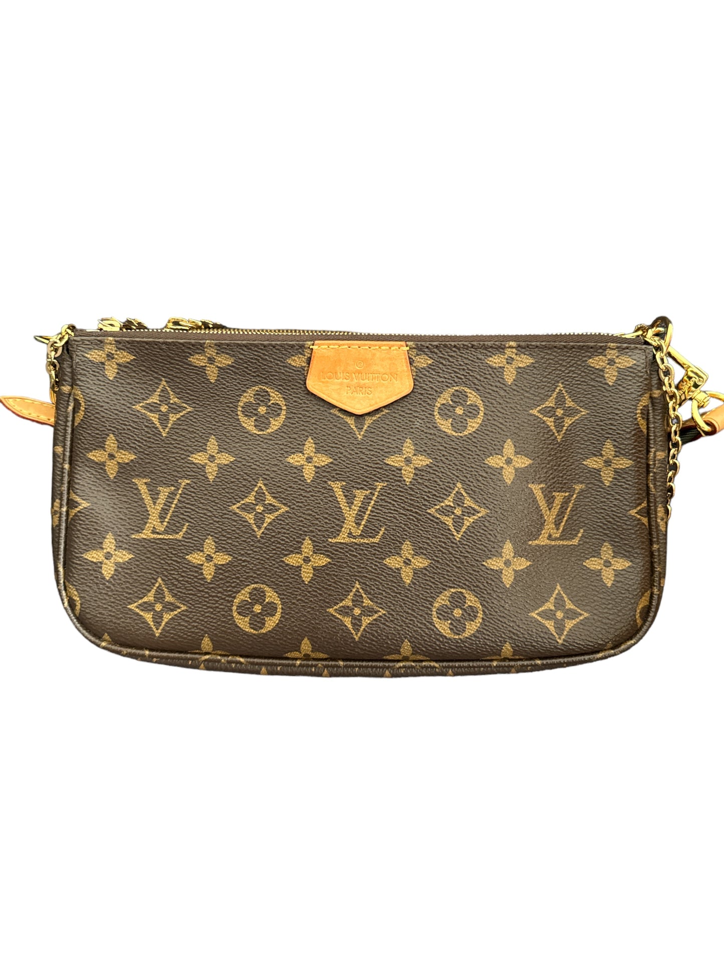 Louis Vuitton Multi Pochette Accessoires Kaki Crossbody Bag