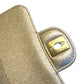 Chanel Mini Square Lambskin Gold Bag