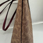 2205710-143141 Coach Fiona CC Signature Tan/ Black Cherry (NoJ2480-CX587)