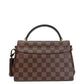 Louis Vuitton Croisette Damier Ebene Canvas Hand Bag Cross Body Bag