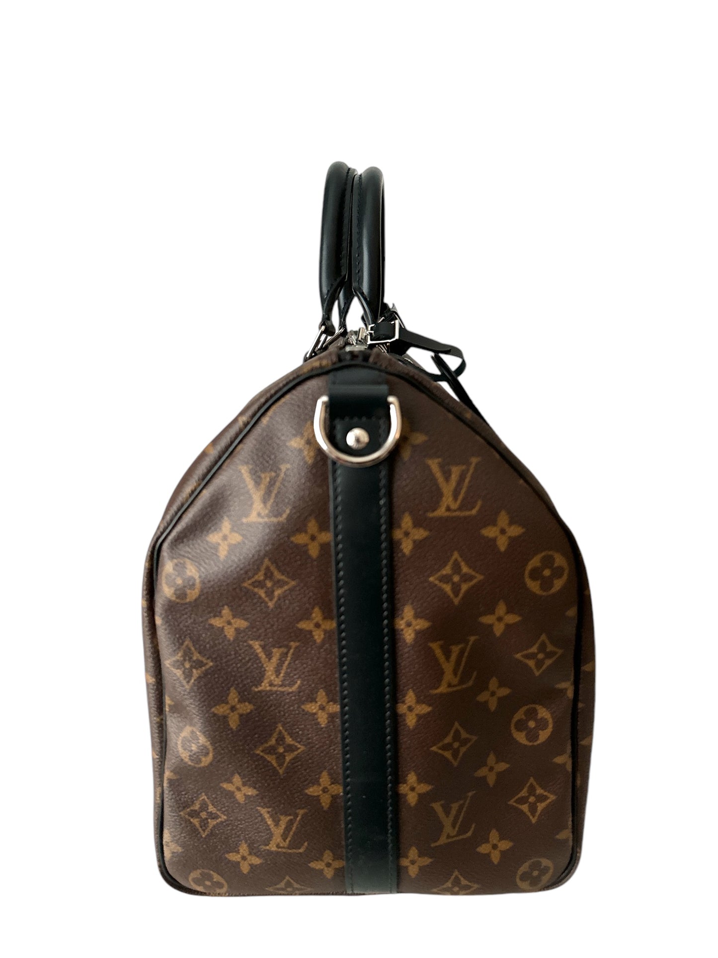 Louis Vuitton Keepall Bandoulière 45 Monogram Macassar Bag