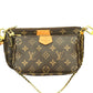 Louis Vuitton Multi Pochette Accessoires Kaki Crossbody Bag