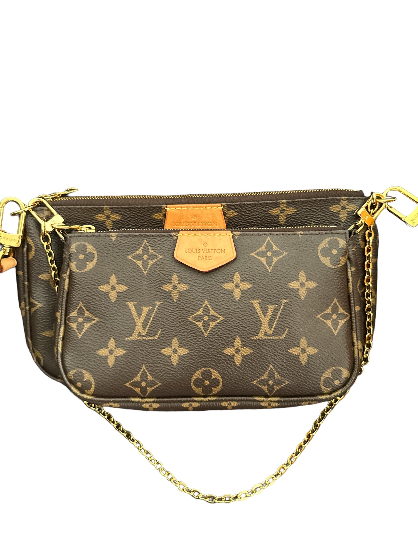 Louis Vuitton Multi Pochette Accessoires Kaki Crossbody Bag