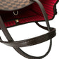 Louis Vuitton Neverfull MM in Damier Ebene with Heatstamped Initials