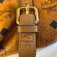 110580361 MCM shoulder bag visetos cognac zip tote with adjustable strap ( L8231 / MWP0AVI18CO001 10011308)