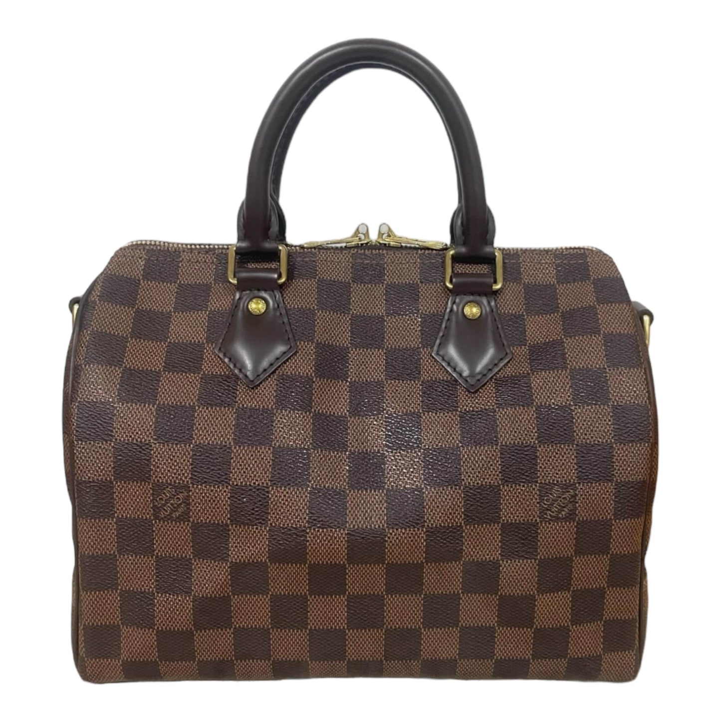 Louis Vuitton Speedy 25 Bandouliere Damier Ebene Bag