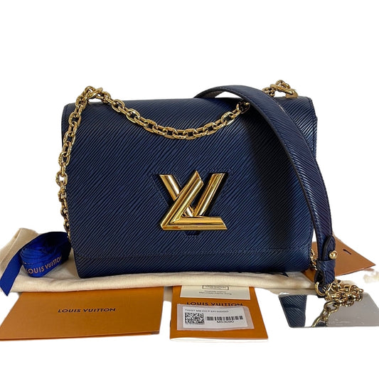 Louis Vuitton Twist MM Indigo Epi Leather Bag