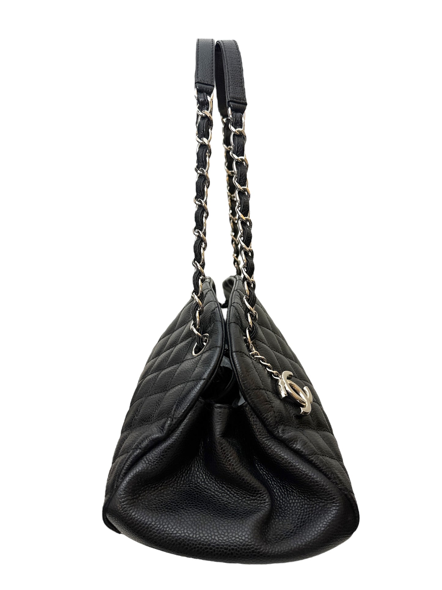 Chanel Black Quilted Caviar Leather
Just Mademoiselle Bowler Bag