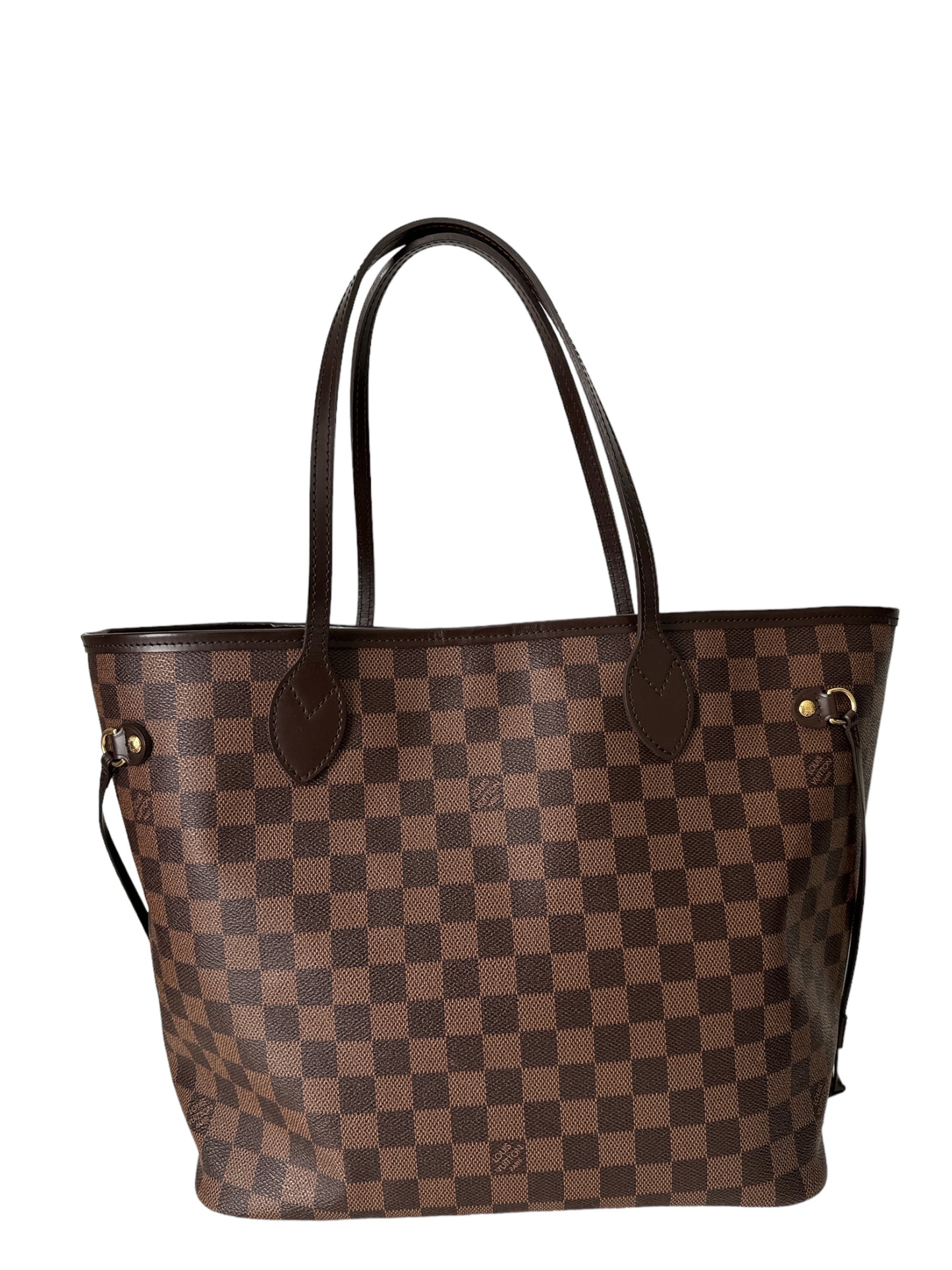 Louis Vuitton Neverfull Damier Ebene MM Cerise Bag