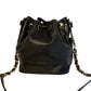 CHANEL Caviar  CC Shoulder Drawstring Bucket Bag