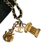 CHANEL WOC Chevron Black Caviar Ancient Greek Charms GHW