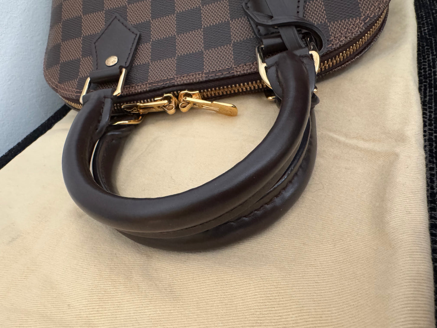 Louis Vuitton Alma BB Damier Ebene Bag
