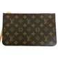 LOUIS VUITTON NEVERFULL MM MONOGRAM CHERRY WITH CLUTCH