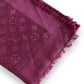 Louis Vuitton Monogram Classic Wine Shawl