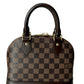 Louis Vuitton Alma BB Damier Ebene Handbag/ Crossbody Bag