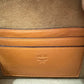 MCM Mini Tracy Crossbody In Visetos Cognac Gold Hardware