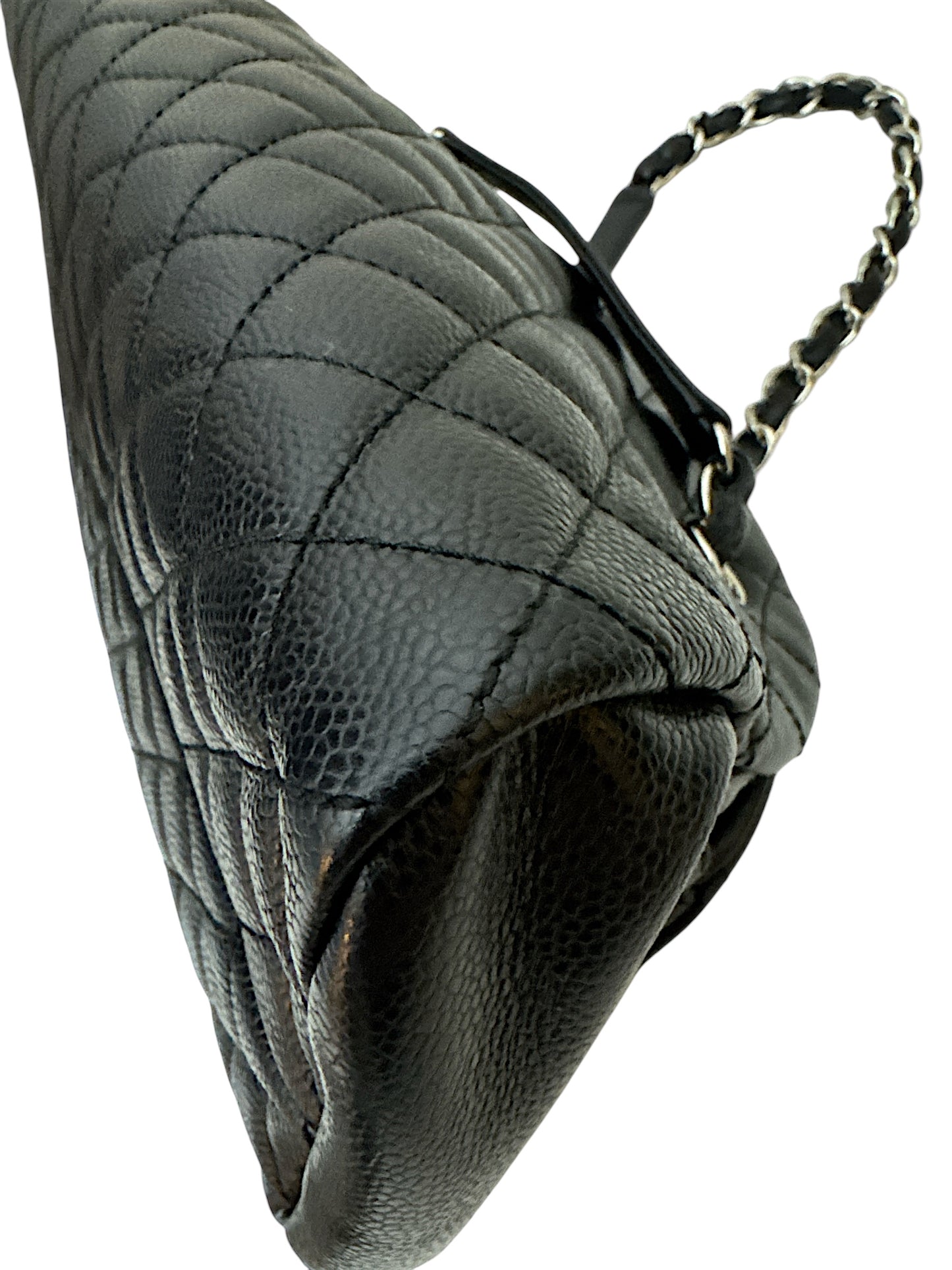 Chanel Black Quilted Caviar Leather
Just Mademoiselle Bowler Bag