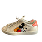 Gucci Disney Ivory Leather Ace Mickey Mouse Low Top Sneakers Size 36.5