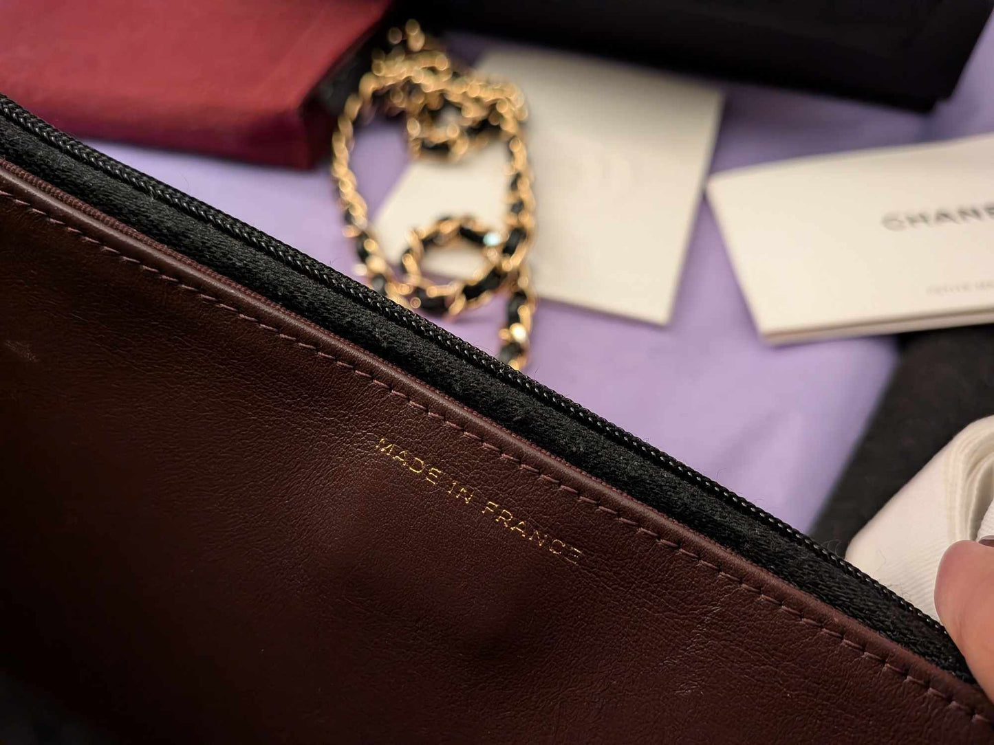 Chanel Classic Woc Black Caviar Gold Hardware