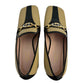 Gucci Zumi Loafer Pumps Size 37 Beige/Black Leather