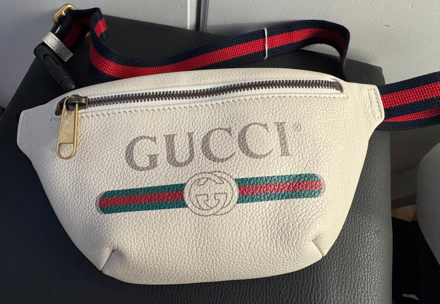 110580641
Gucci belt bag cream print (527792 204991 / B027868454) Made in Italy