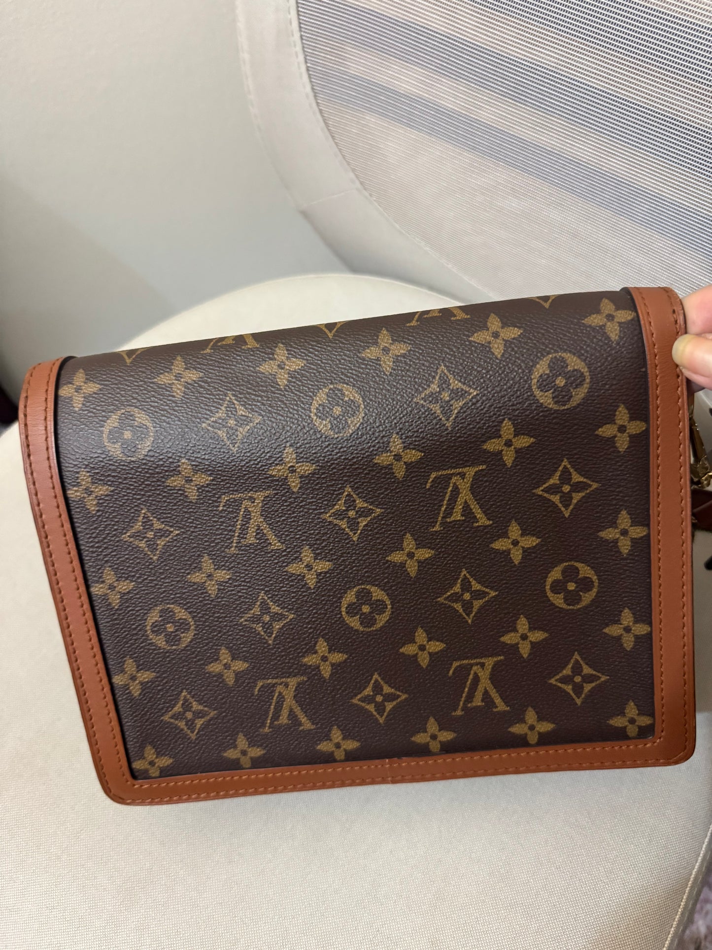 220570-143231 Louis Vuitton Dauphine MM Bag (FL4210) Made in France